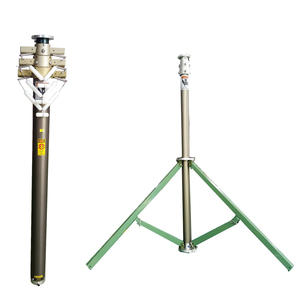 Mât télescopique pneumatique de 30 kg, 6 m - 12 m, pour télécommunications et éclairage, avec trépied - Product Image 2