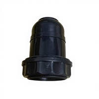 Ring Lampshade Setengah Berulir CE untuk Dudukan Lampu Plastik E27