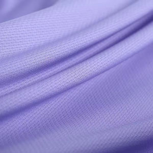 T-shirt en maille extensible à motif écailles de poisson, séchage rapide, tissu jacquard léger et respirant pour le sport - Product Image 1