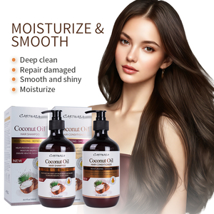 Soins capillaires, huile de noix de coco biologique, hydratant, kératine, collagène naturel biologique, shampooing et après-shampooing - Product Image 6