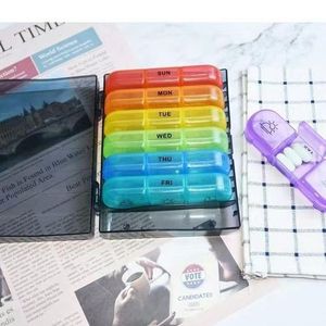 Organizador de pastillas de PP de viaje portátil de 7 días al por mayor de China 3 veces al día pastillero semanal para medicamentos vitamínicos - Product Image 5