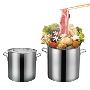 Seau à soupe multifonctionnel en acier inoxydable 6L-40L avec couvercle Seau à soupe commercial en métal pour la cuisson au buffet - Product Image 3