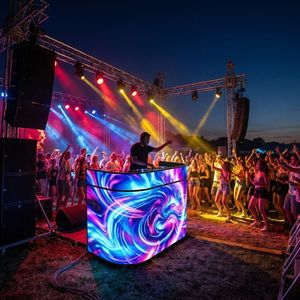 Pantalla LED Flexible P2.5 GOB, Mostrador LED para DJ, Mostrador de Bar Interior, Pantalla para Festivales de Música, Fiestas y Eventos - Product Image 6