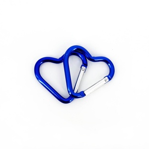 Khuyến Mại Tùy Chỉnh Hình Trái Tim Carabiner Carabiner Kim Loại Clip Clasp Móc Cá Nhân Leo Núi Carabiner - Product Image 6