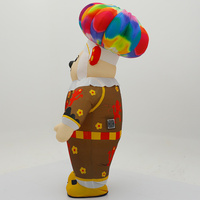 Costume de mascotte géant d'ours arabe pour adultes, 2,2 m, pour événements, cosplay, publicité de marque, gonflable en tissu