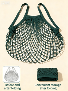 Mesh Onion <b>Storage</b> Bags, Hanging Breathable Mesh Produce Bags, Reusable Drawstring Net Bags for Vegetables Fruits - Product Image 2