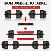 Mancuernas 5kg 10 Kg 20 Kg Alter Halter Ciment Béton Haltère Ensemble Dumb Bells Juego De Pesas Dunbells Kit De Pesas