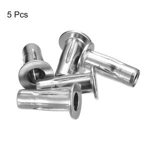 שוק טרום נורה עם ראש שטוח עם הברגה אגוז הכנסה 304 נירוסטה פלוס אגוזי מסמרת M8 רב אחיזה - Product Image 3