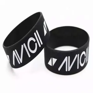 Professional Avicii glow in the dark silicone wristband