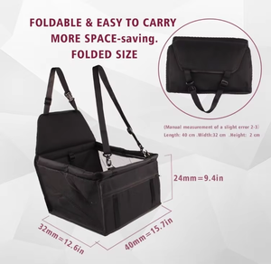 Waterproof Breathable Pet <strong>Car</strong> Booster <strong>Seat</strong> Small Dogs &amp; Cats Travel <strong>Carrier</strong> Bag Protective Dog Cat <strong>Seat</strong> <strong>Cover</strong> for Pets' Travel - Product Image 5