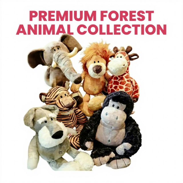 Forest Animal Bear Plush Toys Super Soft Toys Fluffy Stress Relief Ready to Ship OEM ODM Factory Low MOQ CE