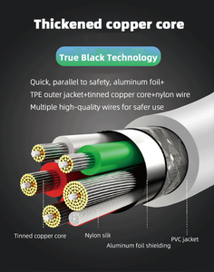 Chất lượng cao 3A nhanh sạc cáp Type-C để USB Type-C Cáp dữ liệu thích hợp cho Huawei Xiaomi điện thoại di động truyền dữ liệu - Product Image 4