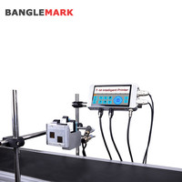1 à 4 têtes d'impression machine de codage à jet d'encre en ligne codeur automatique par lots imprimante à jet d'encre date d'expiration bouteille carton boîte