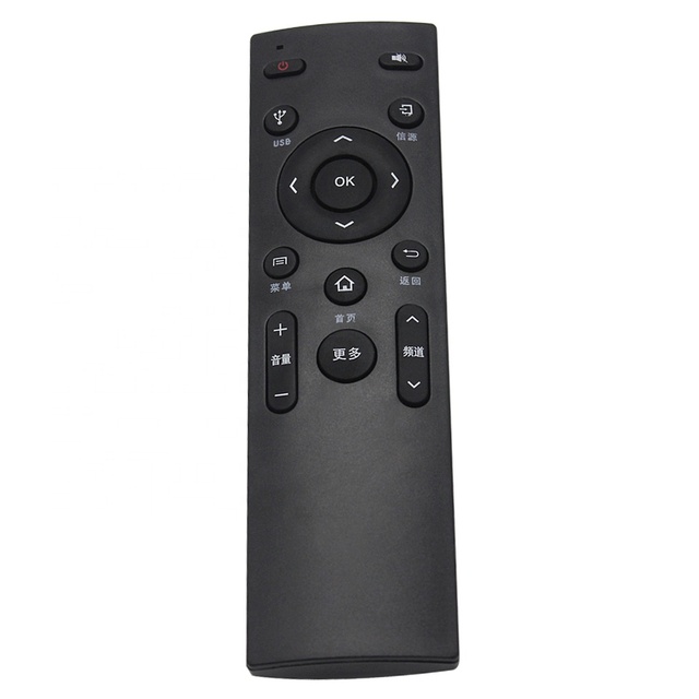 Smart TV Remote Control with Rolling Code 17 Buttons AAA Battery Waterproof 10m Range-Universal IR for TV & Home Theater