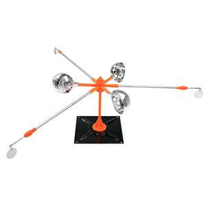 Dispositif <span class=keywords><strong>anti</strong></span>-pigeons et <span class=keywords><strong>anti</strong></span>-oiseaux télescopique pour toit extérieur, <span class=keywords><strong>anti</strong></span>-rotation 360° °   Répulsif pour oiseaux réfléchissant - Product Image 2