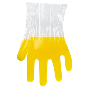 Disposable Film Gloves Thickened PE Oil Resistant For Food Grade Picnic Use Transparent One Time Use - Product Image 1