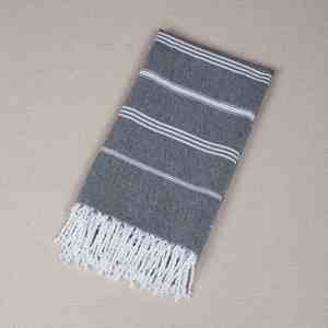 Custom Good Quality Pure Cotton Multi-Size Colorful Jacquard Stripe Turkish <b>Beach</b> <b>Towel</b> With Tassel and <b>Pocket</b> - Product Image 4