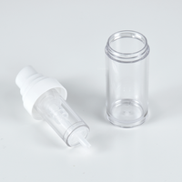 Bouteille de mélange double compartiment deux-en-un pour poudre et huile, avec pompe, pour emballage de produits de soin personnel