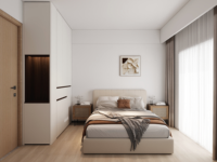Ensemble de chambre à coucher inclinable en bois écologique au design moderne avec un grand espace de rangement, taille personnalisable et garantie de 10 ans pour différentes chambres
