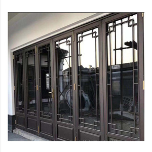 Puertas de Patio Estilo Chino de Madera Sólida con Apertura Lateral, Decoración Exterior para Casas Tradicionales con Patio - Product Image 3
