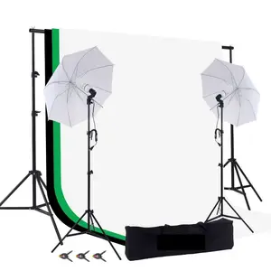 Fabrieks Professionele Camera Opnameset Driepoot Zachte Diffuser Box 60*90 Cm Met Reflector Achtergronden Fotografie Studio Light Kit