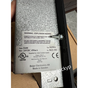 BEIJER <b>ELECTRONICS</b> E600 TYPE : 04390 24VDC 450mA <b>Used</b> - Product Image 6