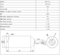 Moteur de bateau hydroptère à moteur interne sans balais et étanche APISQUEEN AQ70 MAX 15KW