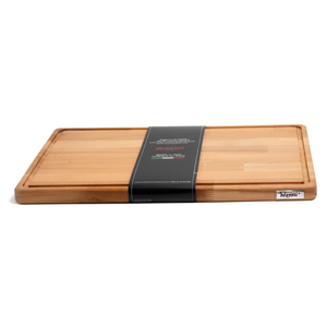 Tabla de cortar de madera (45x30cm) con bandeja para salsas natural 26302 - Product Image 3