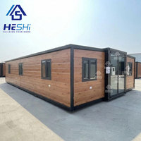Maison préfabriquée extensible portable sur mesure de 20 pieds ou 40 pieds, maison préfabriquée extérieure à deux chambres, Casa Contenedor