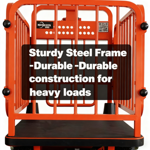 Chariot à plate-forme à main électrique d'une capacité maximale de 300kg avec une puissance de moteur de 300W pour les opérations de <span class=keywords><strong>transport</strong></span> de marchandises industrielles - Product Image 5