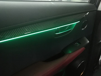 Lampu dekorasi mobil antar, cahaya suasana untuk Lexus NX 2016-2020 64 warna