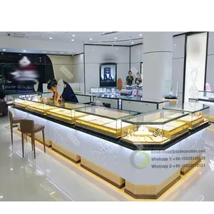 Jewelry ShowcaseJewelry Display Cabinet Glass Mall Kiosk Display Jewelry Kiosk Booth in Mall