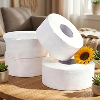 Papier toilette en rouleaux jumbo en pâte de bois, impression personnalisée avec logo doré, prix d'usine, cadeaux élégants