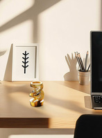Fidget de bureau cinétique en alliage d'aluminium personnalisé jouet de bureau suspendu en métal pour adultes et garçons cadeau de rotation gyroscopique