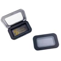 Petite boîte de rangement magnétique noire pour aiguilles, accessoire de couture simple pour la broderie et la couture à la main