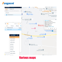 Pengsent gps tracker FM02 GPS moto Dispositivo de seguimiento Caja de alarma de coche sistemas de seguridad con corte Plataforma de rastreo protrack365