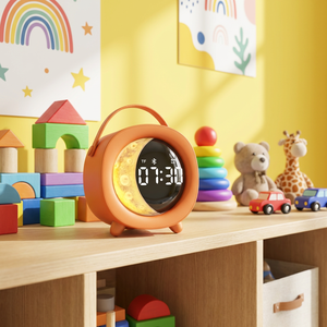 Altavoz Inalámbrico Portátil WESDAR Mini con Bluetooth <span class=keywords><strong>5</strong></span>.3, Luz RGB, Reloj Despertador y Radio FM, Sonido Potente para Decoración del Hogar y Camping - Product Image 5