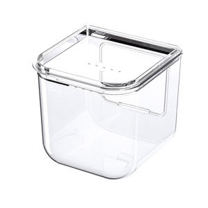 Plateau en plastique PC/PP surdimensionné à haute transparence, bain d'oiseaux, <span class=keywords><strong>cage</strong></span>, 3 en 1, bain multifonctionnel, mangeoire, maison - Product Image 6