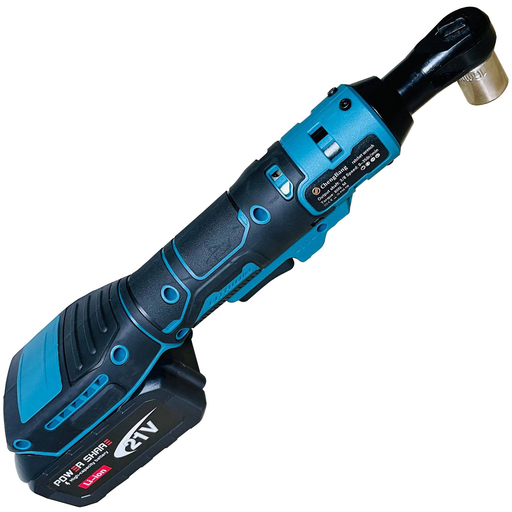 Electric Wrench 21V Cordless Ratchet Wrench Set 3/8