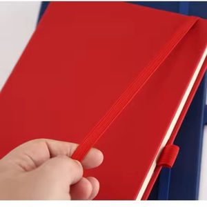 Custom Logo PU Leather Cover A5 Notebook With Elastic Band Student Stationery Diary <b>Notepad</b> Business Promotion Gift - Product Image 5