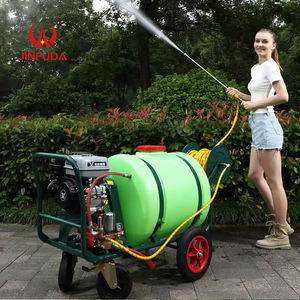 Chariot agricole 160L Pulvérisateur électrique à batterie à pousser à la main <span class=keywords><strong>sur</strong></span> <span class=keywords><strong>roues</strong></span> - Product Image 1
