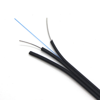 GJYXCH 1,2,4 núcleos FTTH CABLE plano de caída de fibra óptica al aire libre rollo de 1KM