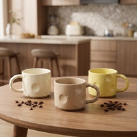 Tasse à lait créative personnalisée pour le petit déjeuner et le bureau à domicile, tasse à eau, motif fromage, tasse à café et soucoupe mignonnes