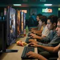 PC Todo en Uno de 23.8 Pulgadas con Pantalla IPS Antideslumbrante y Baja Emisión de Luz Azul, Soporte Ajustable, Intel Core I3 I5 I7, para Oficina, Escuela, Negocios, OEM