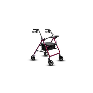 Déambulateur léger en alliage d'aluminium avec siège pour personnes âgées, usage domestique, bleu - Product Image 5
