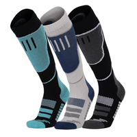 Chaussettes de sport de haute qualité, conception personnalisée OEM, respirantes, avec coussinets, compression, hauteur genou, pour le football et le basketball
