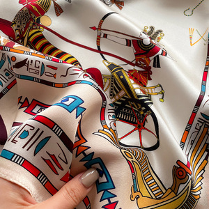 女性70 * 70cm小さな短いシルクネックネクタイスカーフバンダナ - Product Image 6