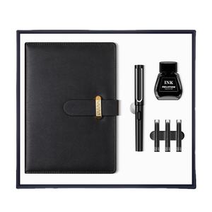 Nouveau style de stylo-plume en métal et cartouche d'encre rechargeable, ensemble cadeau de luxe pour carnet de notes professionnel, personnalisable avec logo - Product Image 1