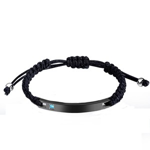 NIBASTAR Her King His Queen <b>Couple</b> <b>Bracelet</b> 7mm Diamond Encrusted Braided Jewelry for <b>Couples</b> - Product Image 5