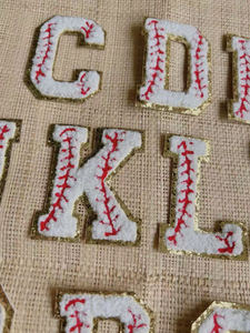 最新新品チータープリント26個アルファベットセット刺繍パッチ衣類バッグ用 - Product Image 6